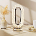6878 Touch Control Crystal Table Desk Lamp 3-way Dimmable Light USB Rechargeble Crystal Diamond Table Lamp Exquisite Night Stand Light Lamp Beside Lamp For Bedroom Living Room Decorative Desk Lamp